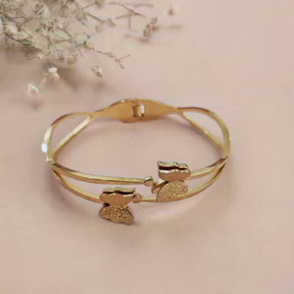 Golden Wings Butterfly Bracelet